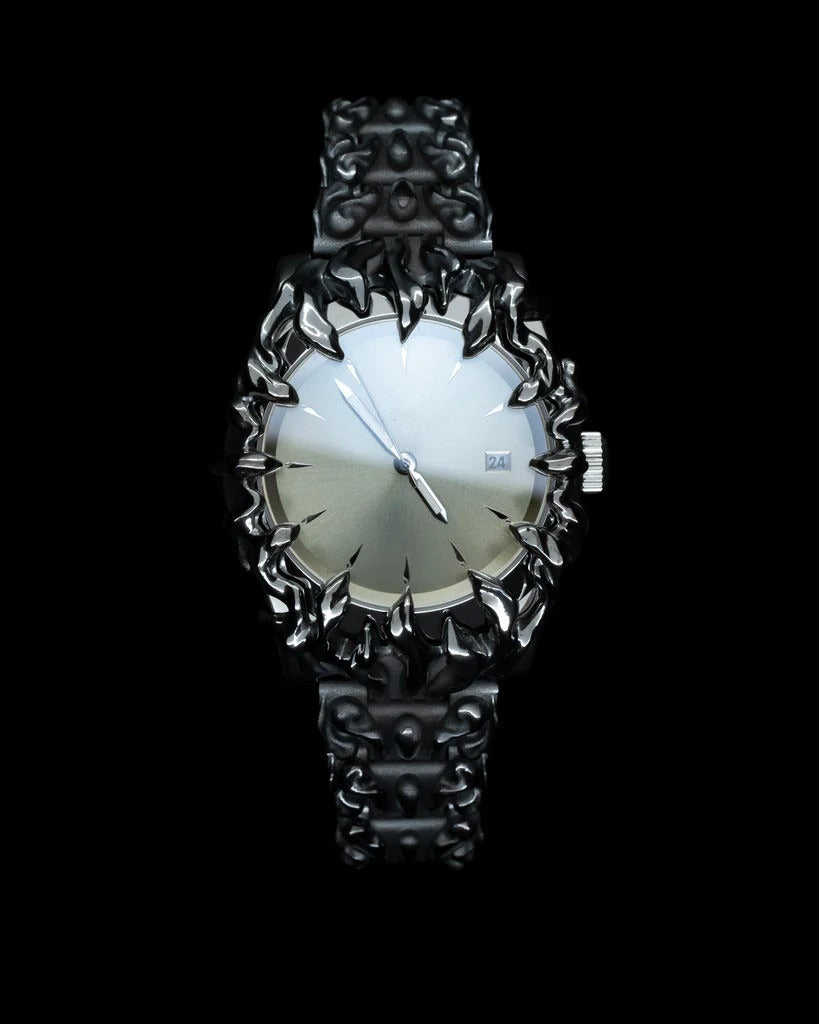 "Horloge de la Maison" Edelstahl-Quarzuhr