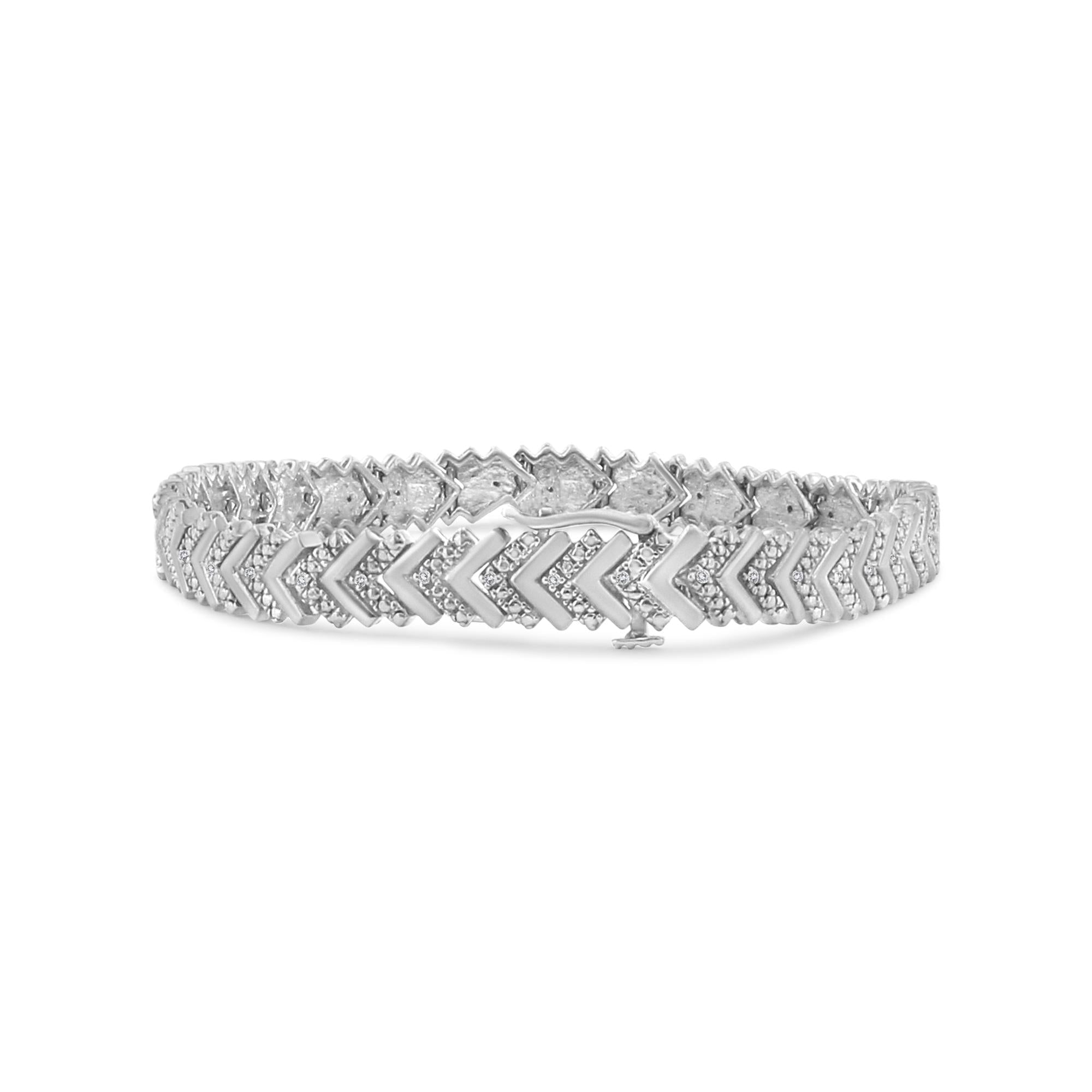 925 Sterling Silber Armband "Wave"