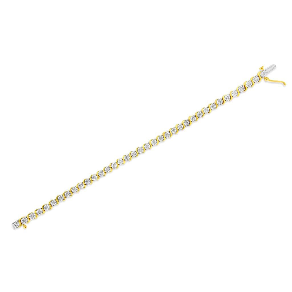 925 Sterling Silber Armband mit Diamanten