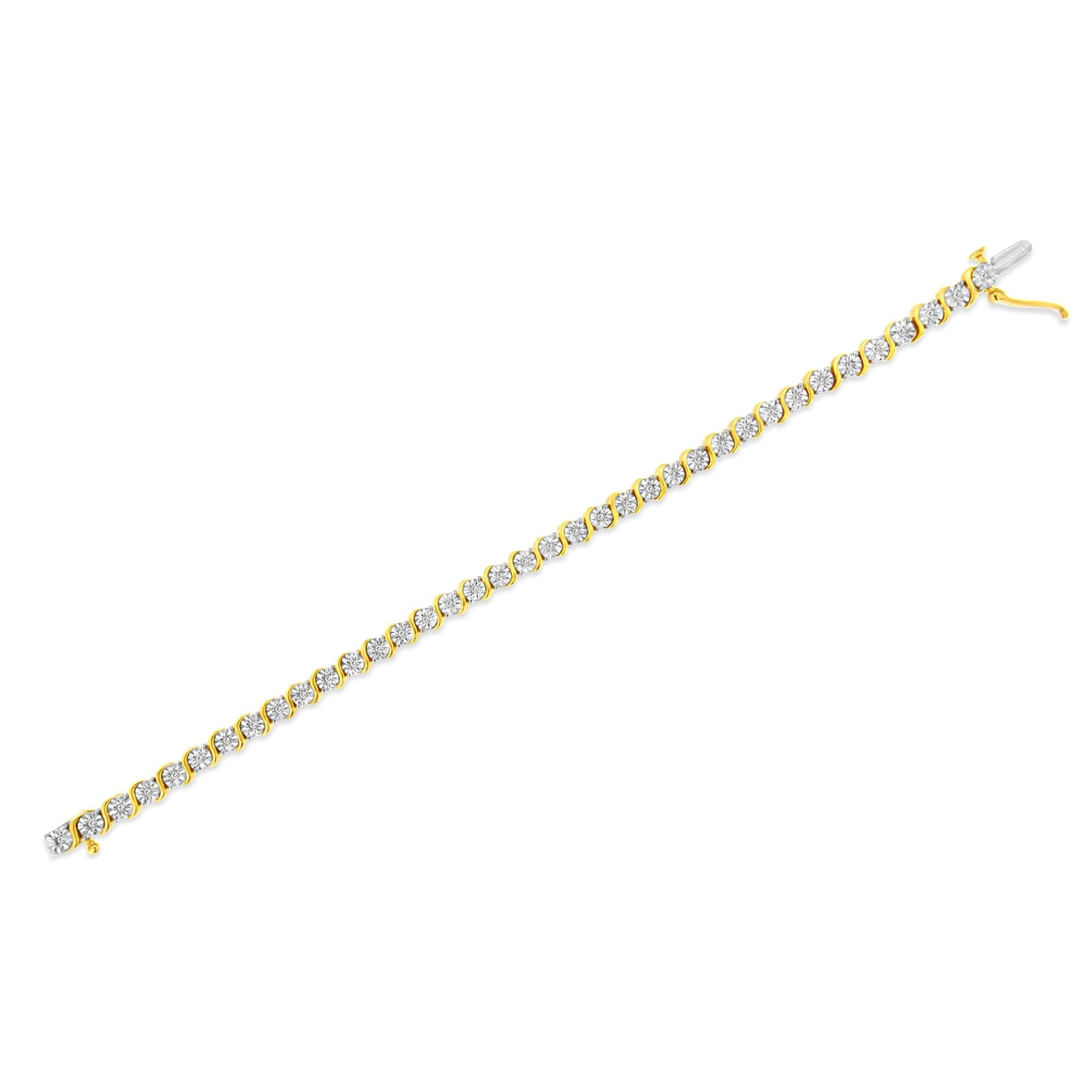 925 Sterling Silber Armband mit Diamanten
