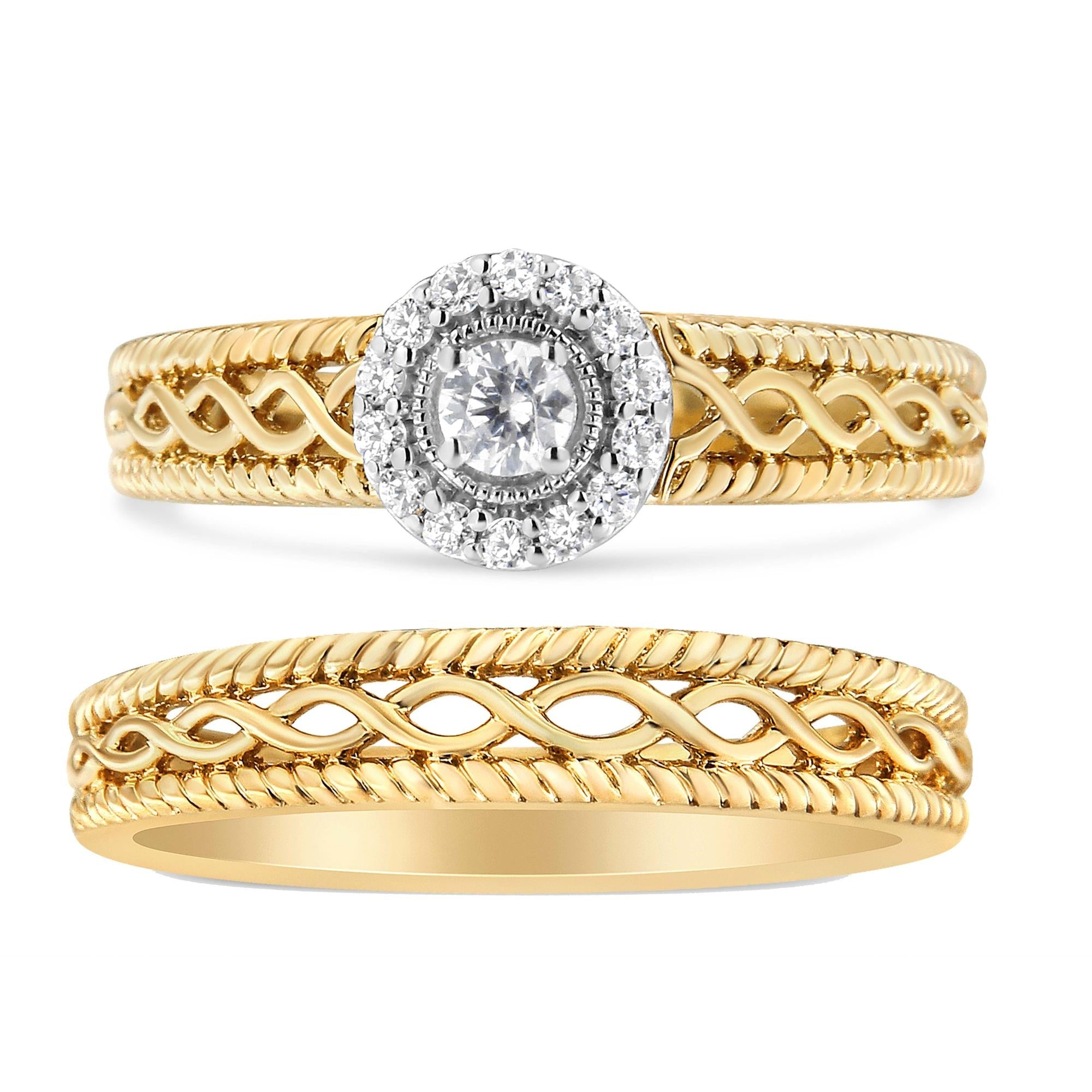 "pour l`amour" Ring- Set