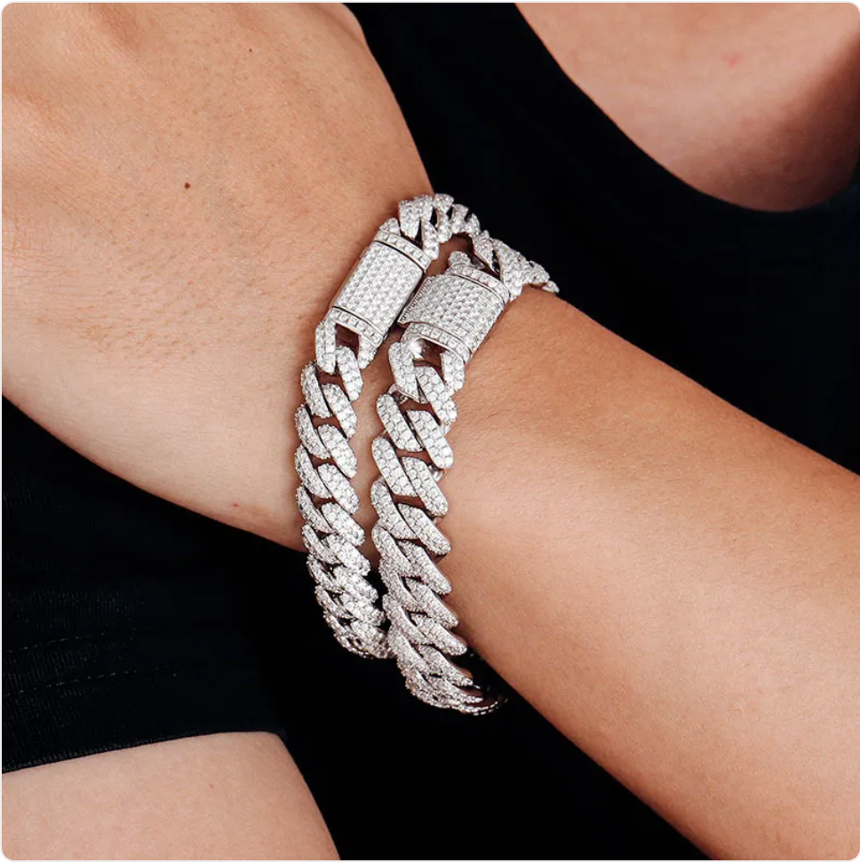 Moissanit Armband