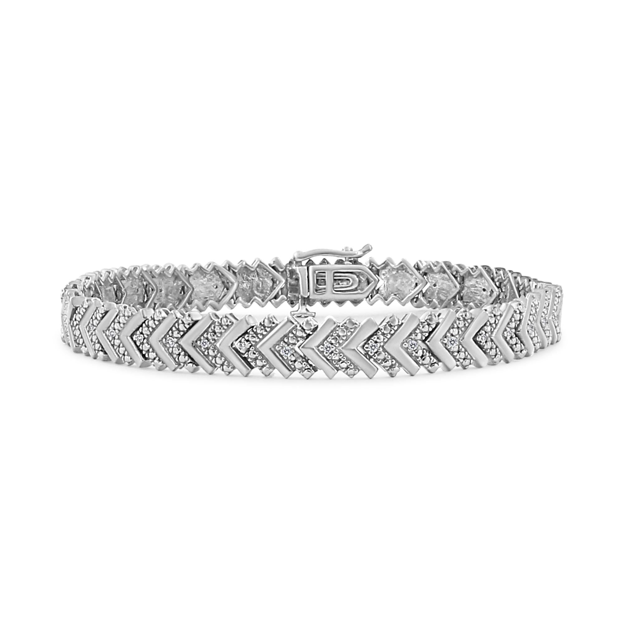 925 Sterling Silber Armband "Wave"