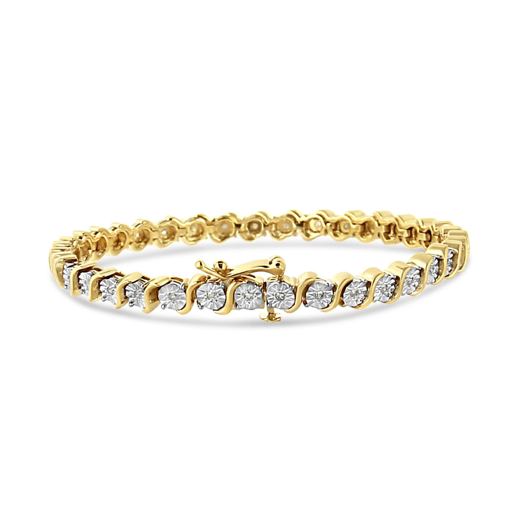 925 Sterling Silber Armband mit Diamanten