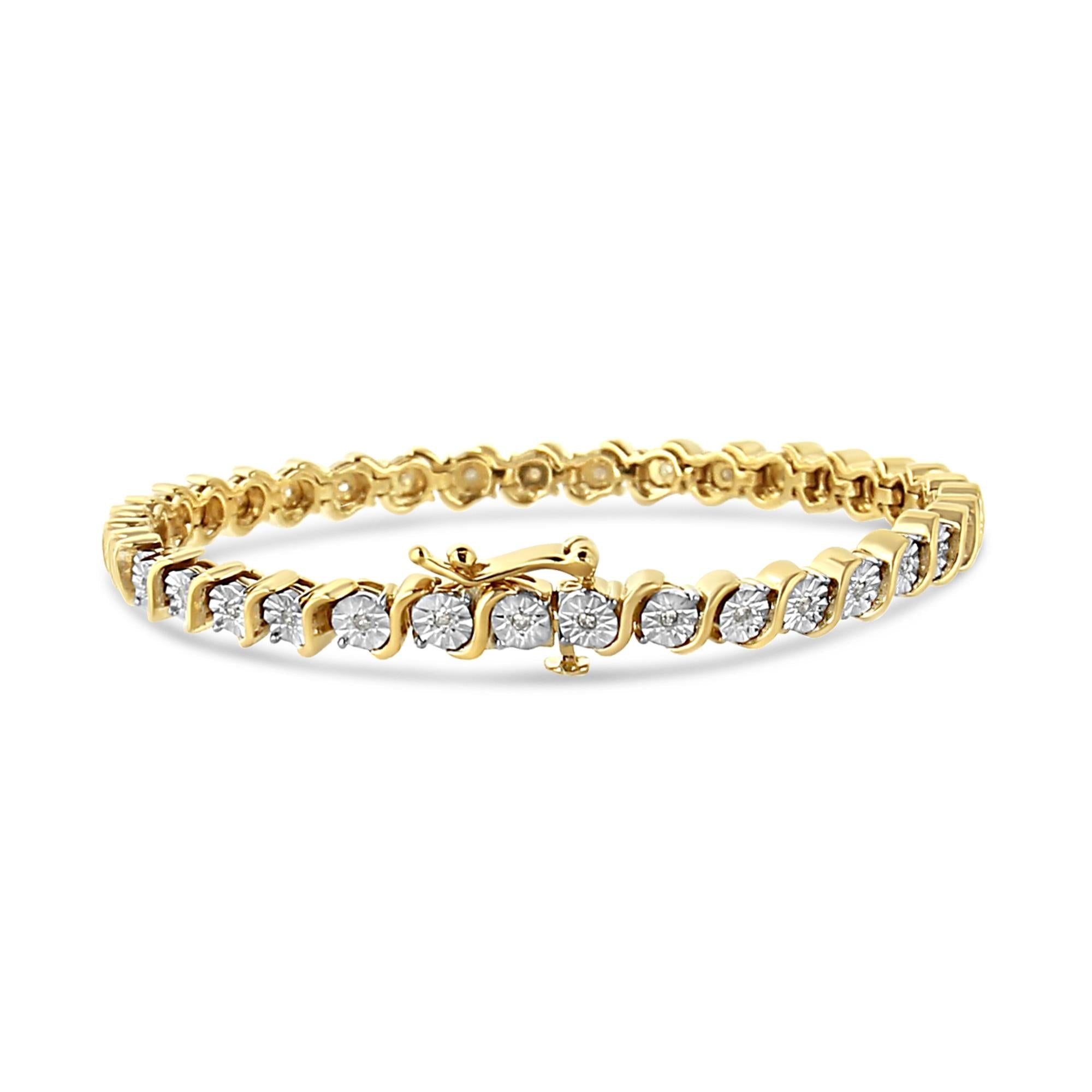 925 Sterling Silber Armband mit Diamanten