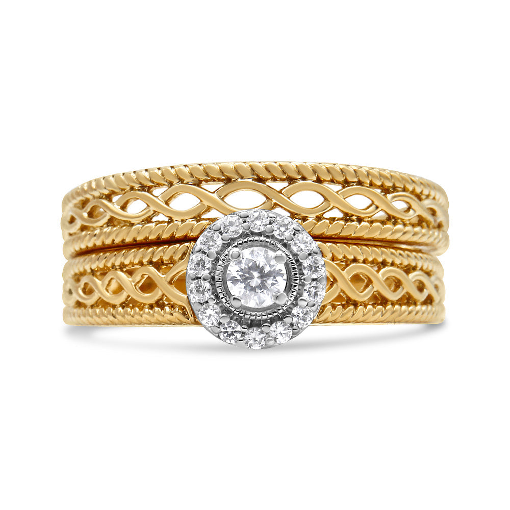 "pour l`amour" Ring- Set