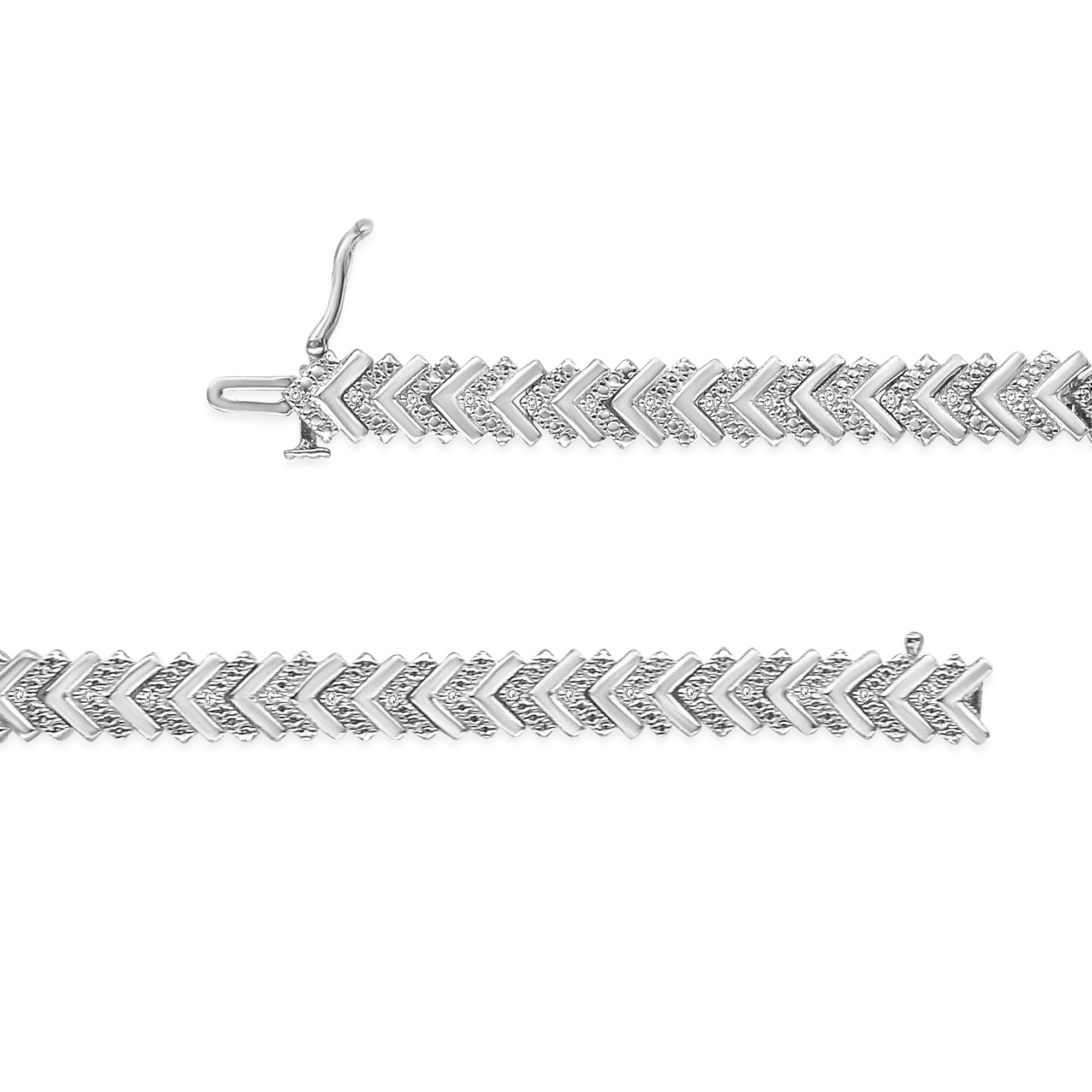 925 Sterling Silber Armband "Wave"