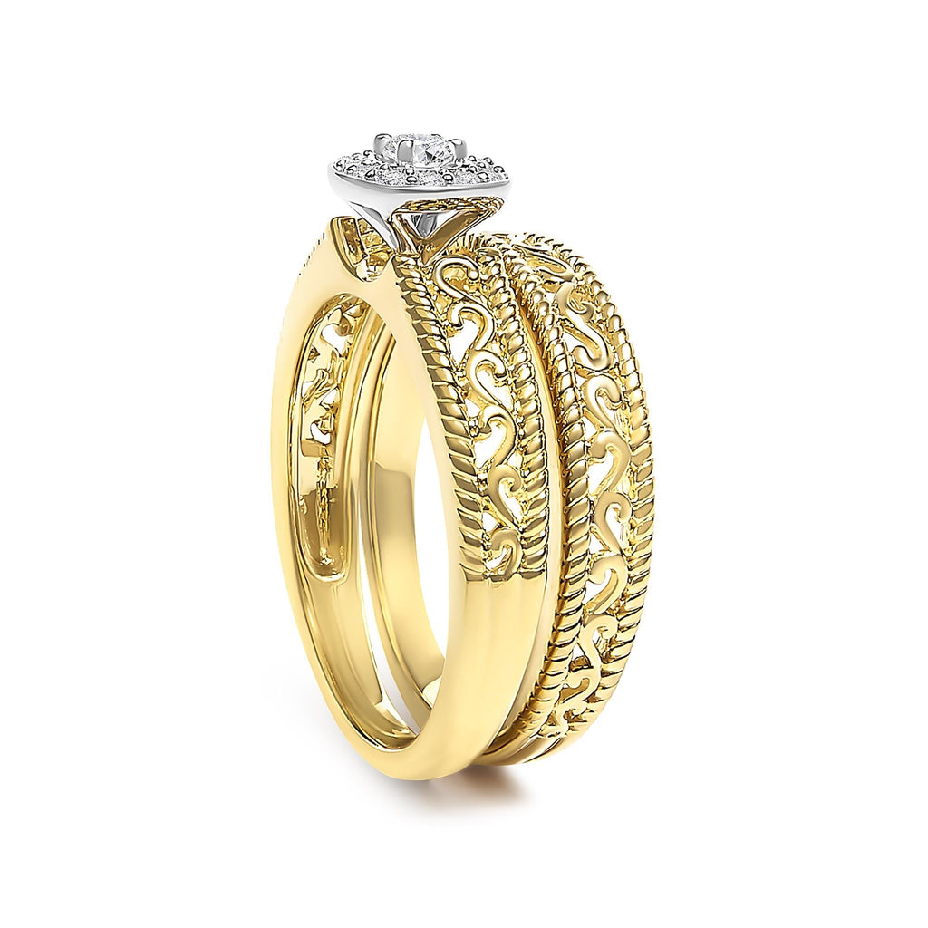 "Pour l`amour 2" Ring- Set