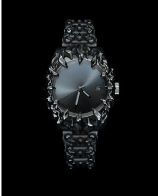 "Horloge de la Maison" Edelstahl-Quarzuhr