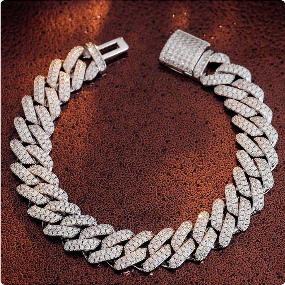 Moissanit Armband