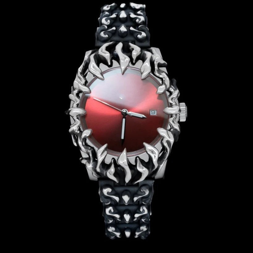 "Horloge de la Maison" Edelstahl-Quarzuhr