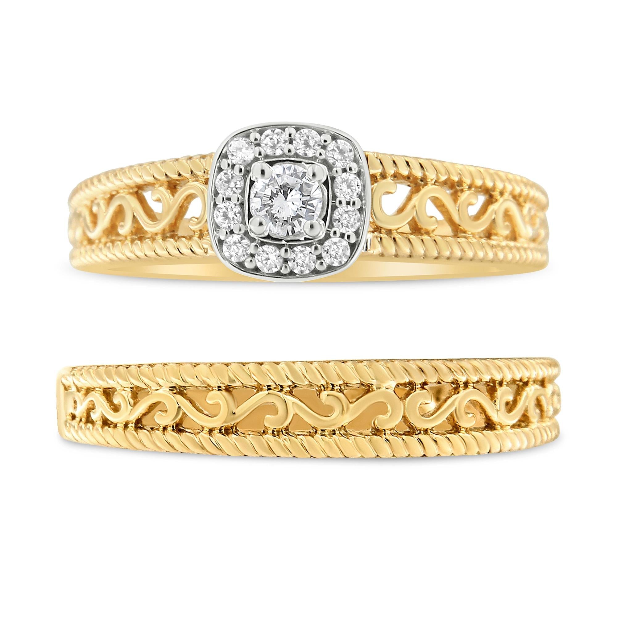 "Pour l`amour 2" Ring- Set