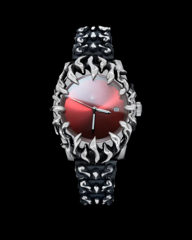 "Horloge de la Maison" Edelstahl-Quarzuhr